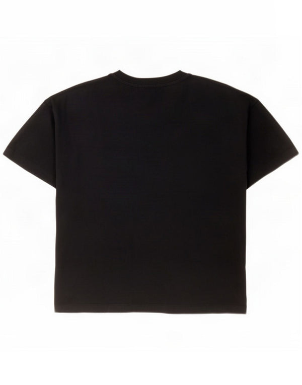 Converse Womens Oversized T-Shirt Top UK 16 Large Black Cotton