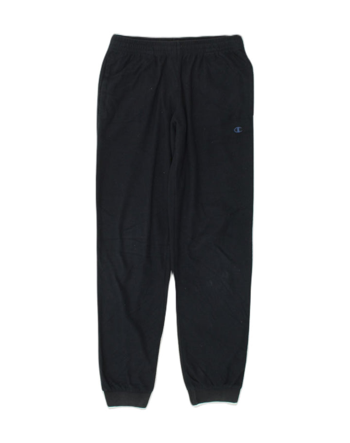 CHAMPION Girls Tracksuit Trousers Joggers 11-12 Years Large Navy Blue | Vintage Champion | Thrift | Second-Hand Champion | Used Clothing | Messina Hembry 