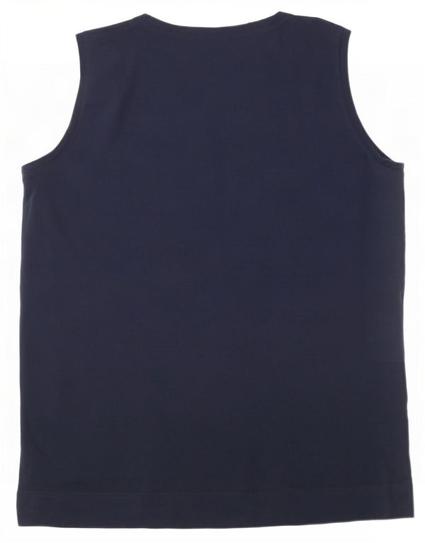 Champion Mens Vest Top XL Navy Blue Cotton