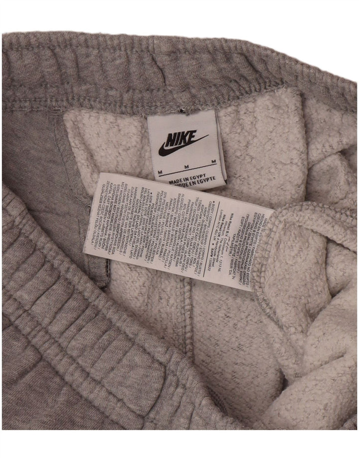 Nike Mens Tracksuit Trousers Joggers Medium  Grey Cotton