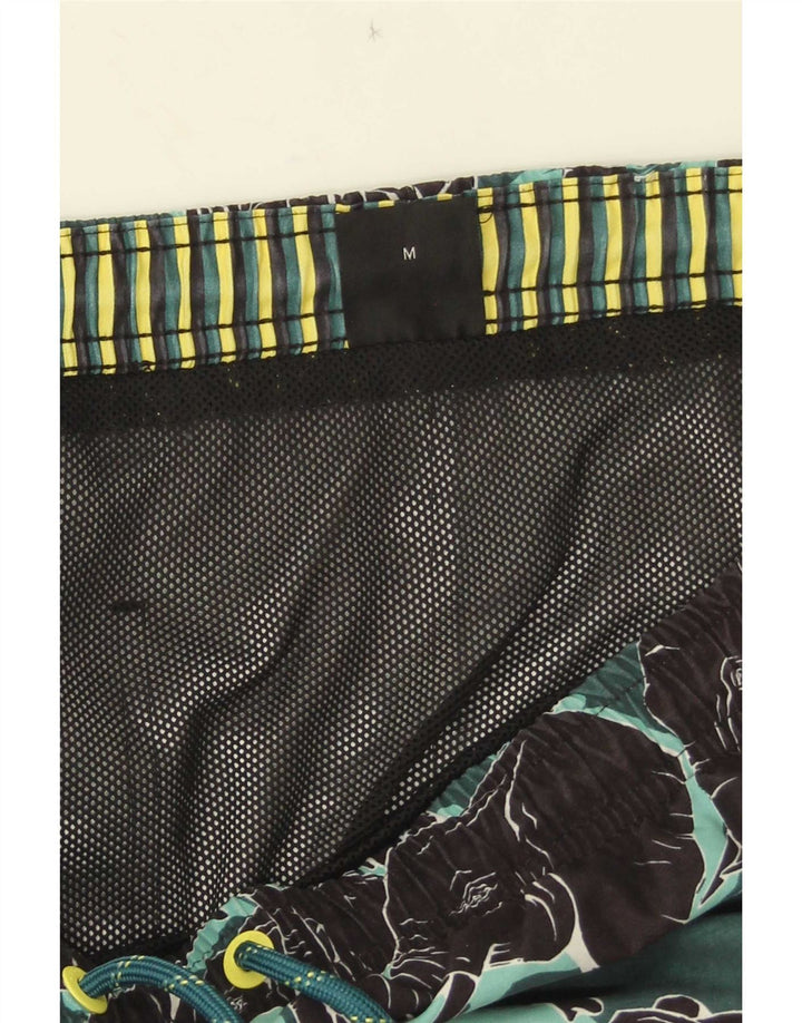 Hugo Boss Mens Swimming Shorts Medium  Green Animal Print