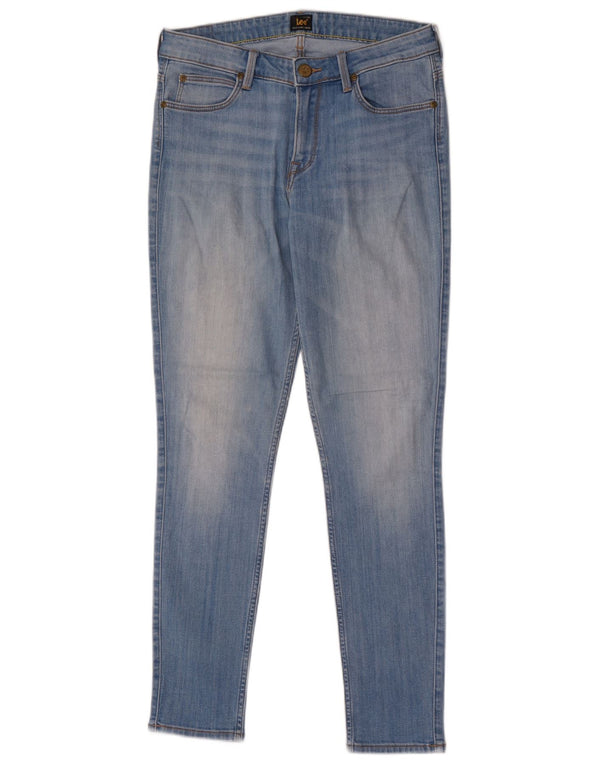 Lee Womens Scarlett Skinny Jeans W30 L29 Blue Cotton