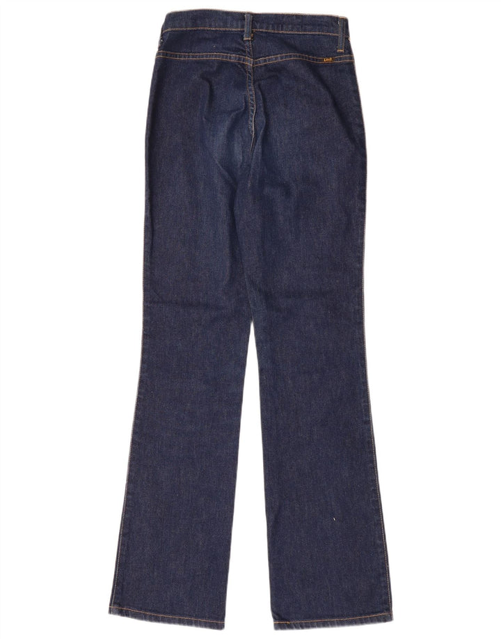 Lee Womens Bootcut Jeans W28 L31 Navy Blue Cotton