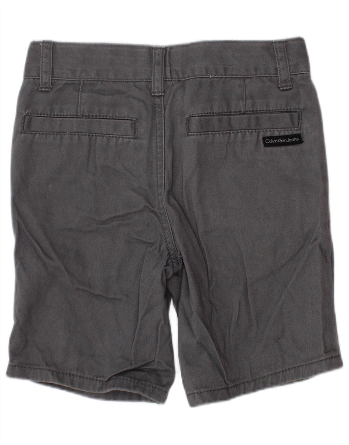 Calvin Klein Boys Chino Shorts 3-4 Years W22  Grey Cotton