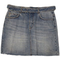 Zara Womens Z1975 Mini Denim Skirt Medium W32 Blue Cotton