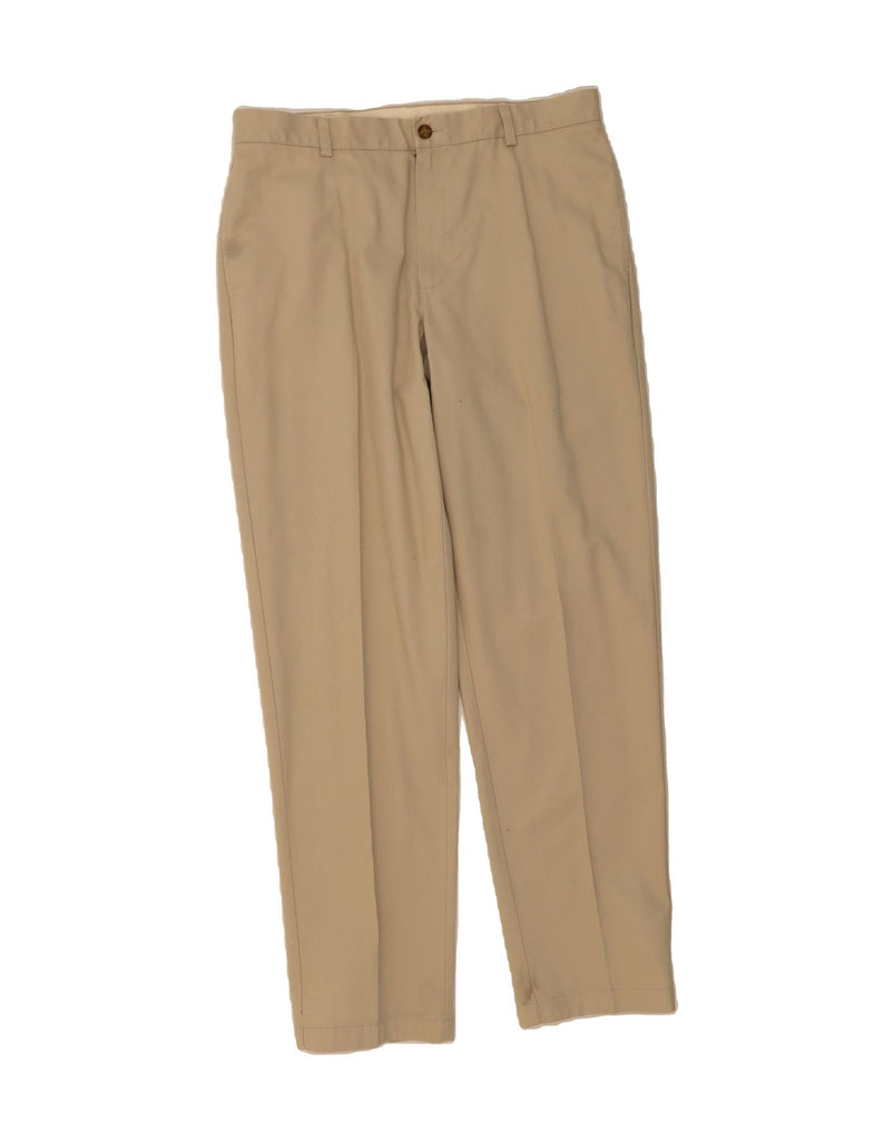 L.L.BEAN Mens Classic Fit Chino Trousers W36 L34 Grey Cotton Vintage L.L.Bean and Second-Hand L.L.Bean from Messina Hembry 