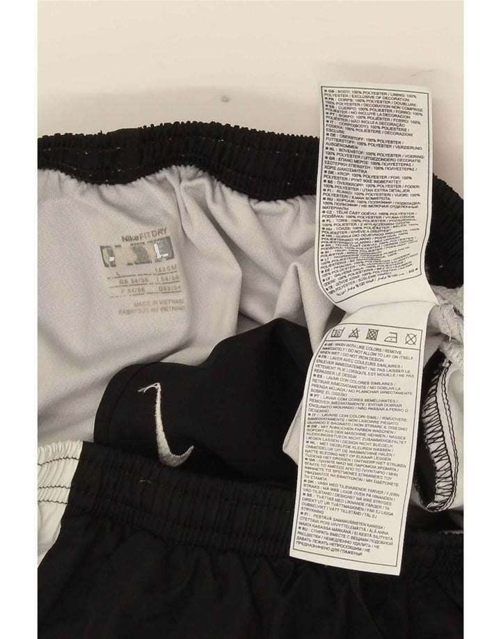 Nike Mens Sport Shorts Large Black Colourblock Polyester