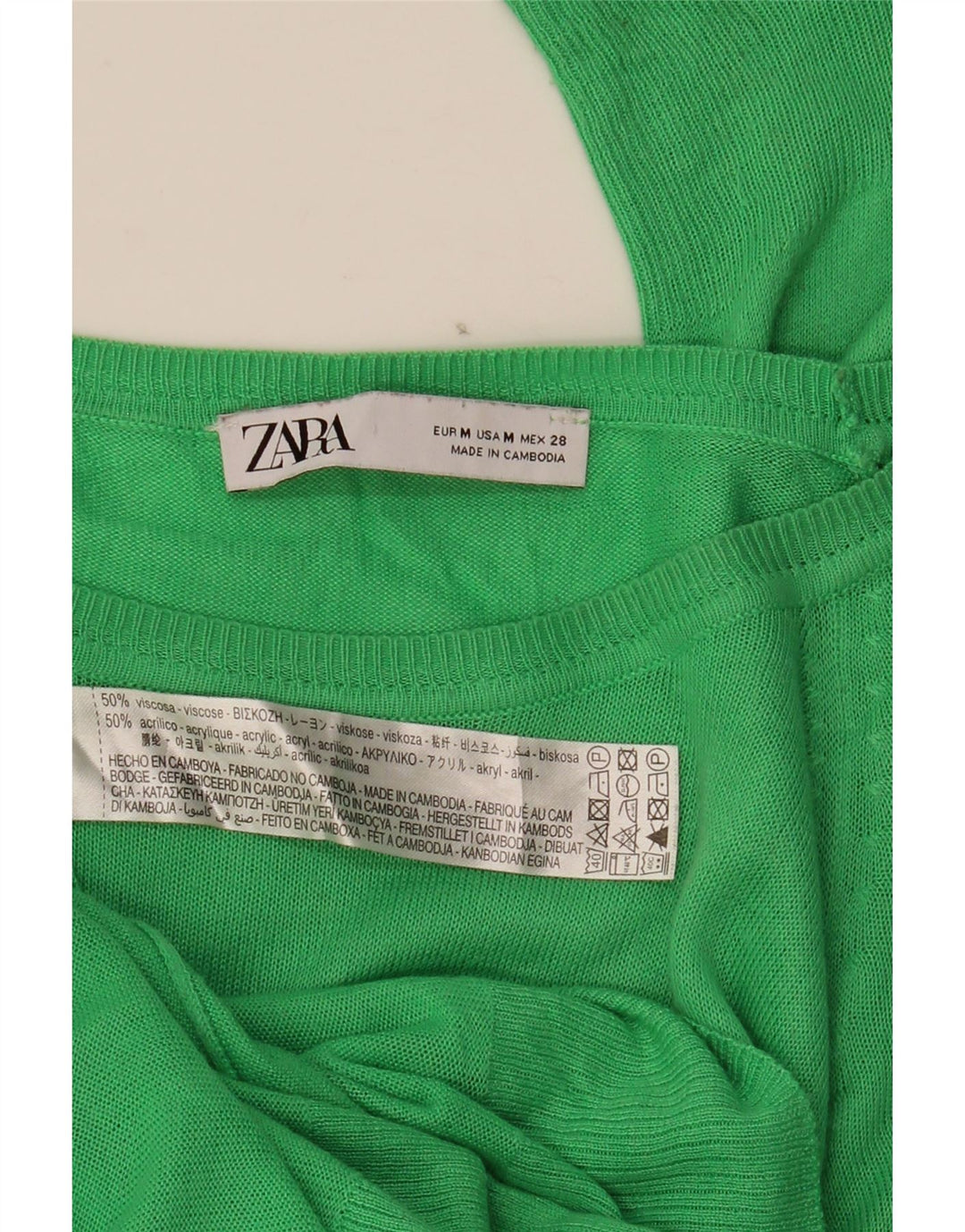 Zara Womens Boat Neck Jumper Sweater UK 14 Medium Blue Viscose