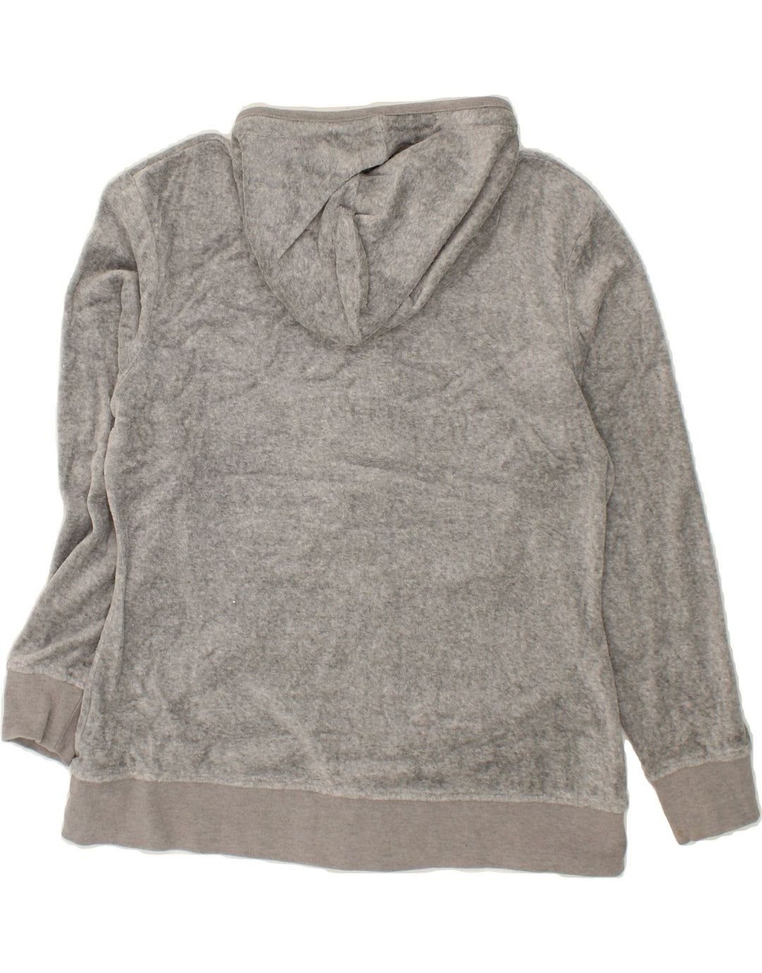 ELLESSE Womens Zip Hoodie Sweater UK 18 XL Grey Cotton Vintage Ellesse and Second-Hand Ellesse from Messina Hembry 