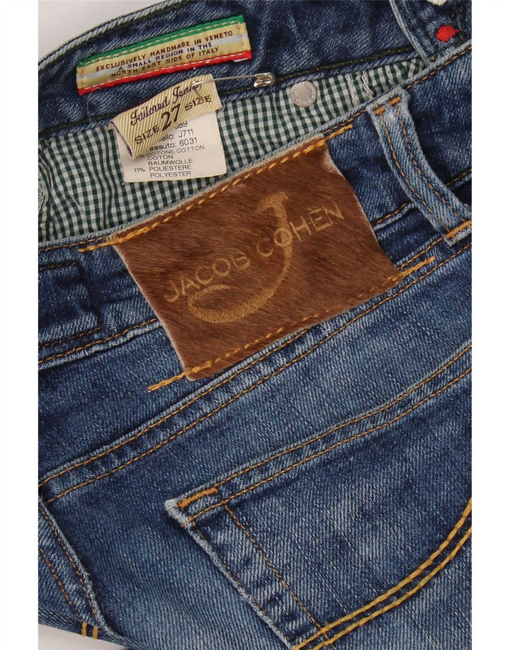 Jacob Cohen Womens Slim Jeans W27 L34 Blue Cotton