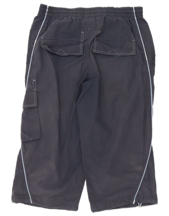 Adidas Mens Bermuda Sport Shorts Small  Navy Blue Polyester