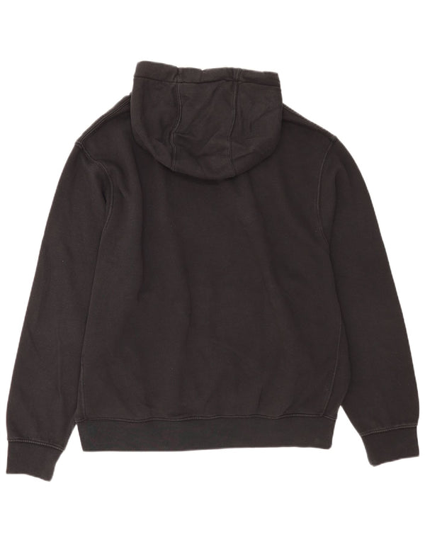 Nike Mens Graphic Hoodie Jumper Large Black Cotton