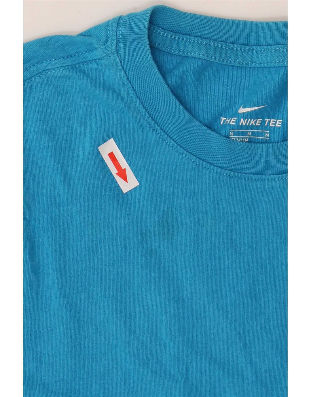 Nike Boys T-Shirt Top 10-11 Years Medium Blue Cotton