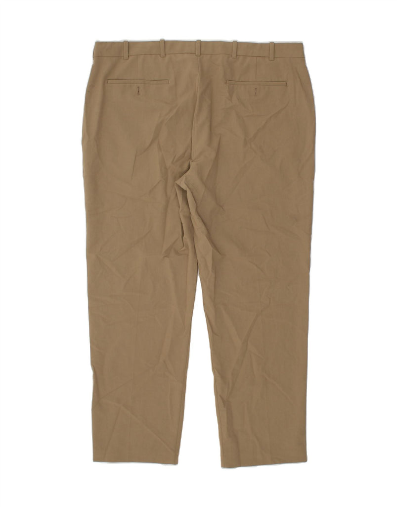 IZOD Mens Straight Chino Trousers W40 L30  Brown Polyester Vintage Izod and Second-Hand Izod from Messina Hembry 