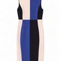 Marks & Spencer Womens Sheath Dress UK 8 Small Multicoloured Colourblock