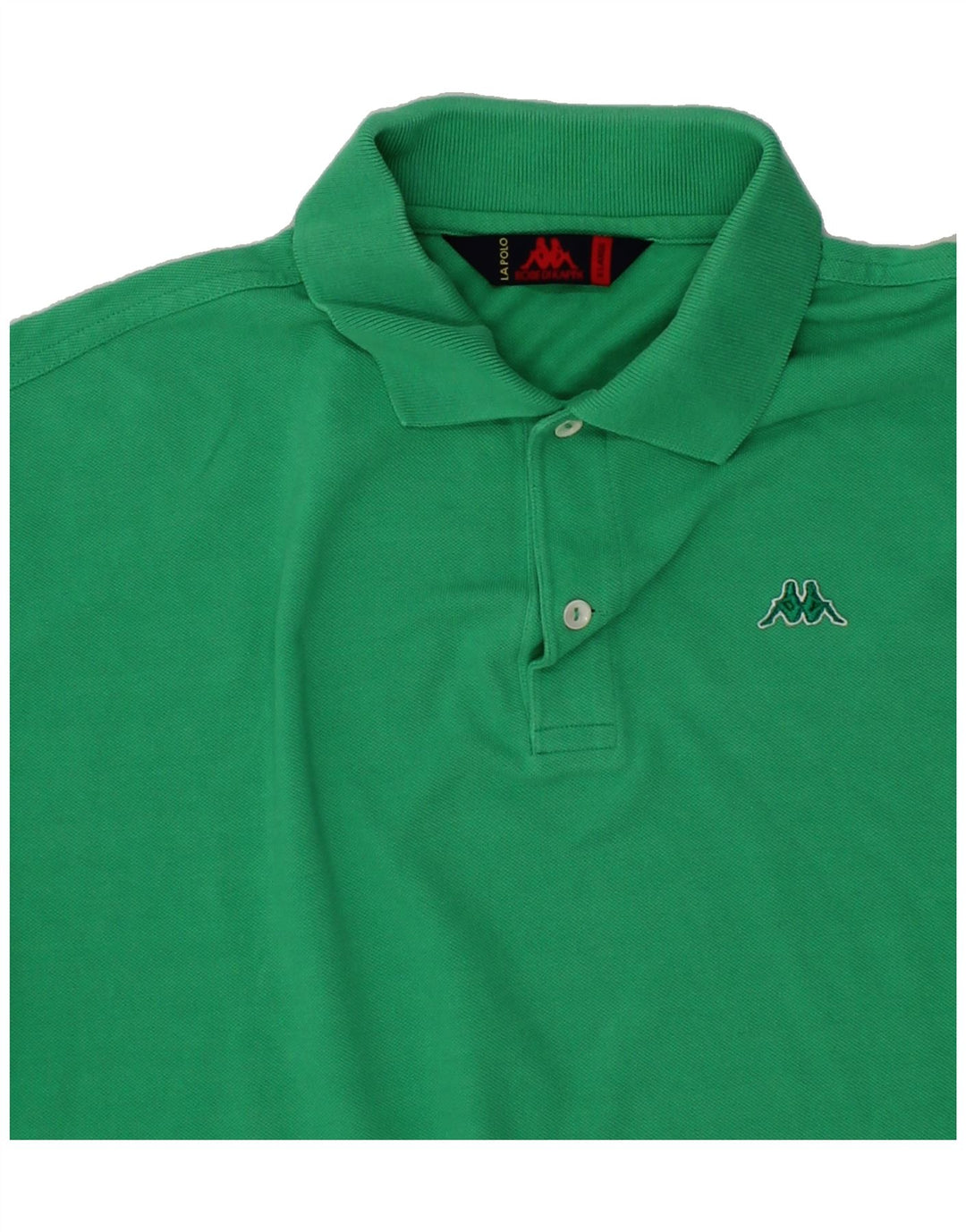 KAPPA Mens Polo Shirt XL Green Cotton Vintage Kappa and Second-Hand Kappa from Messina Hembry 