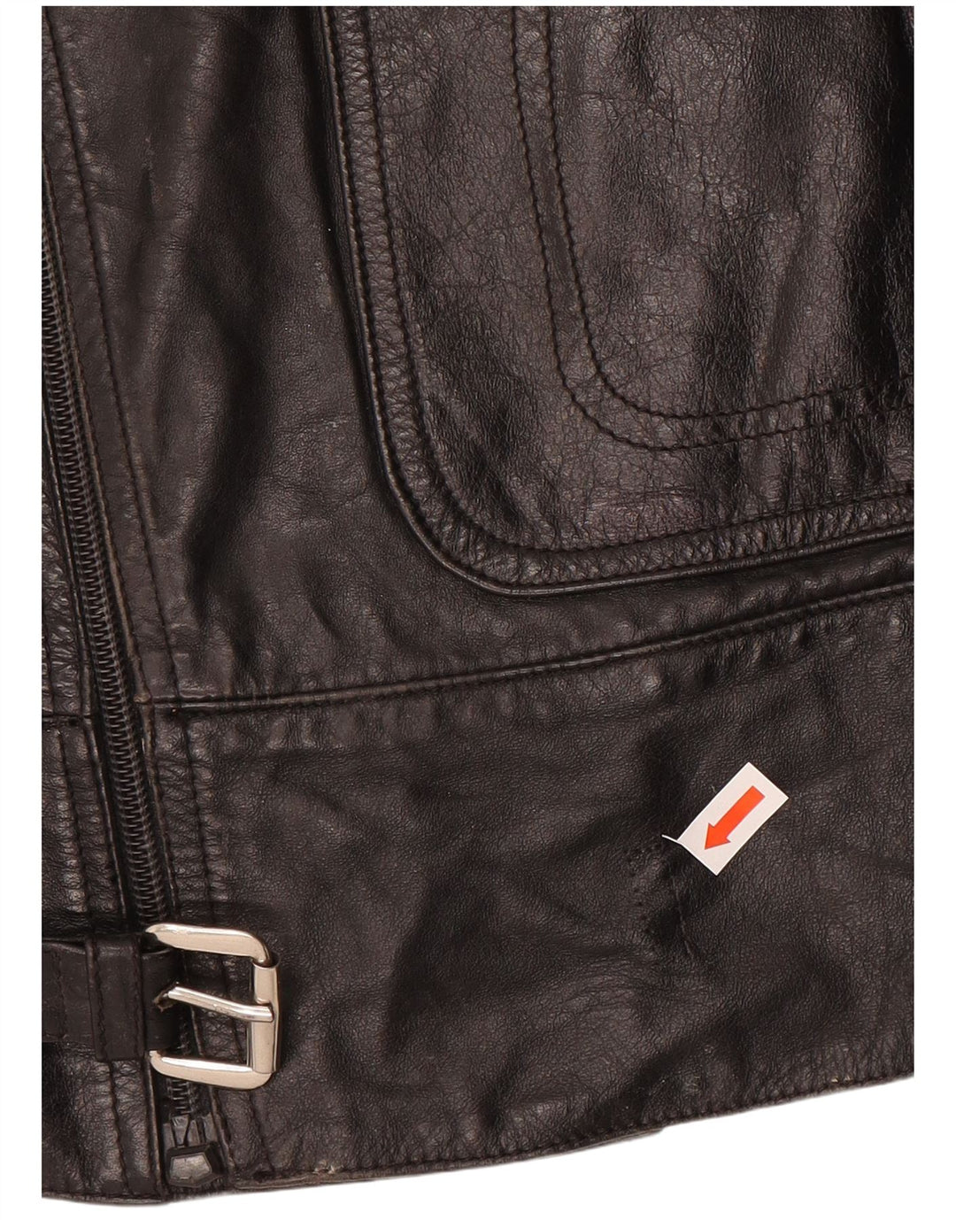 Dainese Womens Biker Leather Jacket UK 14 Medium Black Leather