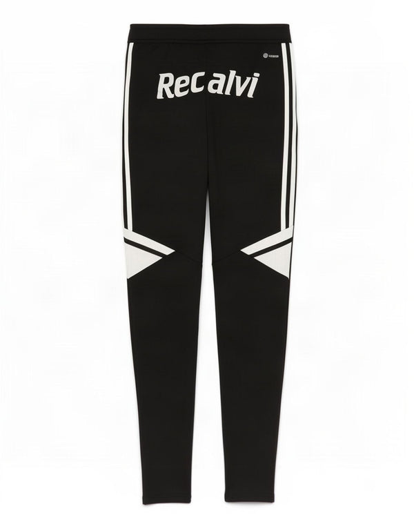 Adidas Womens Aeroready Tracksuit Trousers UK 4 XS Black Colourblock