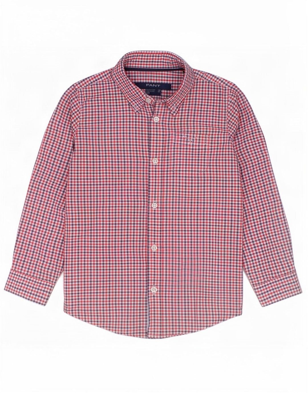 Gant Baby Boys Shirt 3-6 Months Red Gingham Cotton