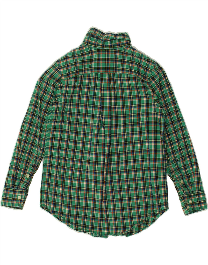 POLO RALPH LAUREN Boys Shirt 5-6 Years Green Check Cotton | Vintage Polo Ralph Lauren | Thrift | Second-Hand Polo Ralph Lauren | Used Clothing | Messina Hembry 