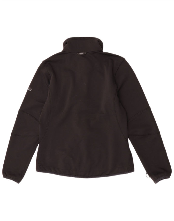 Columbia Womens Liner Tracksuit Top Jacket UK 12 Medium Black Polyester