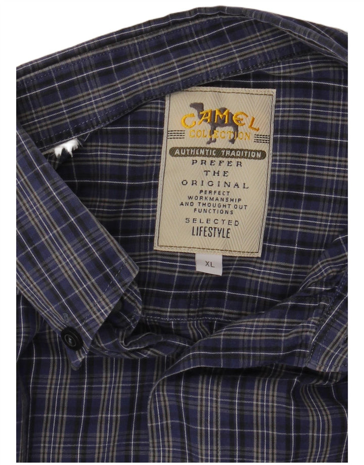 CAMEL ACTIVE Mens Shirt XL Blue Check