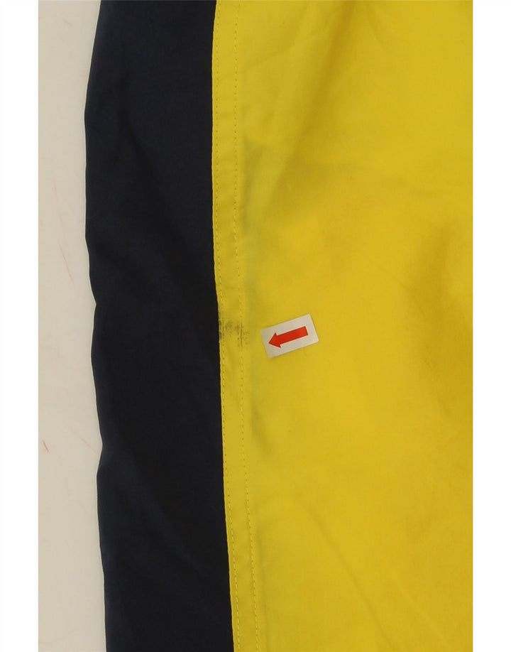 KAPPA Mens Graphic Swimming Shorts Large  Yellow Colourblock