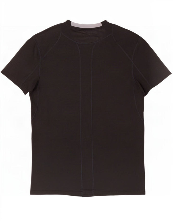 Nike Mens Dri Fit Graphic T-Shirt Top Medium Black Polyester