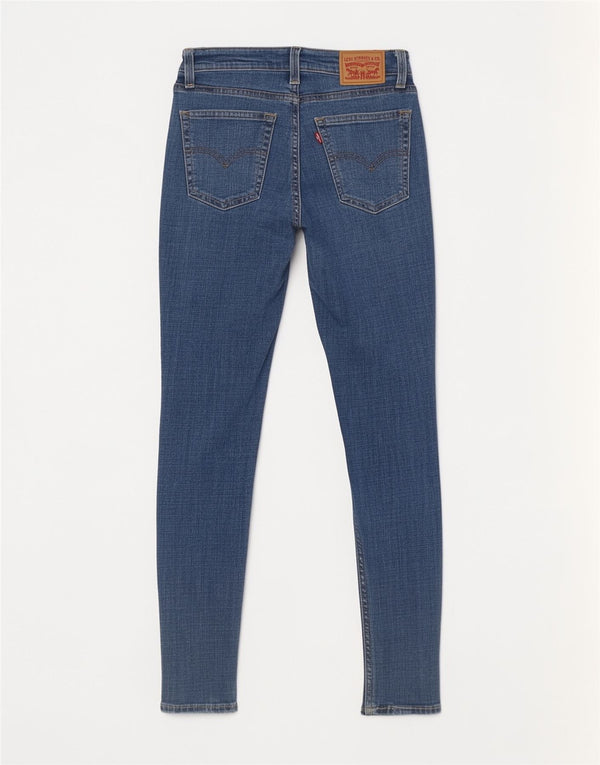 Levi's Womens 721 High Rise Skinny Jeans W27 L27 Blue