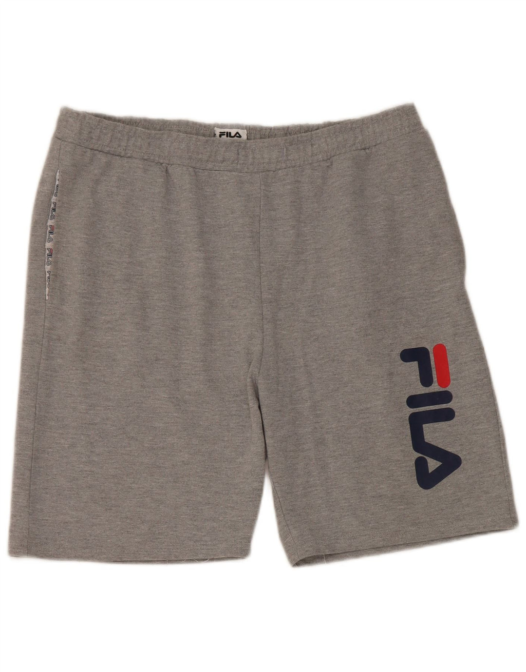 Fila Mens Graphic Sport Shorts Large Grey Cotton