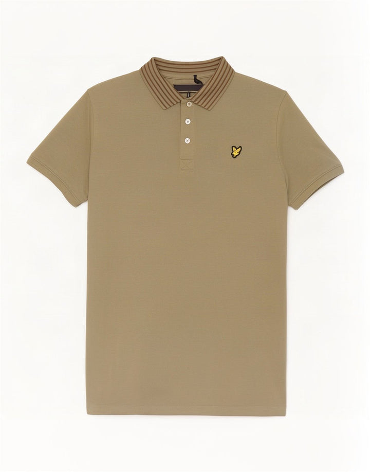 Lyle & Scott Boys Polo Shirt 14-15 Years Khaki Cotton