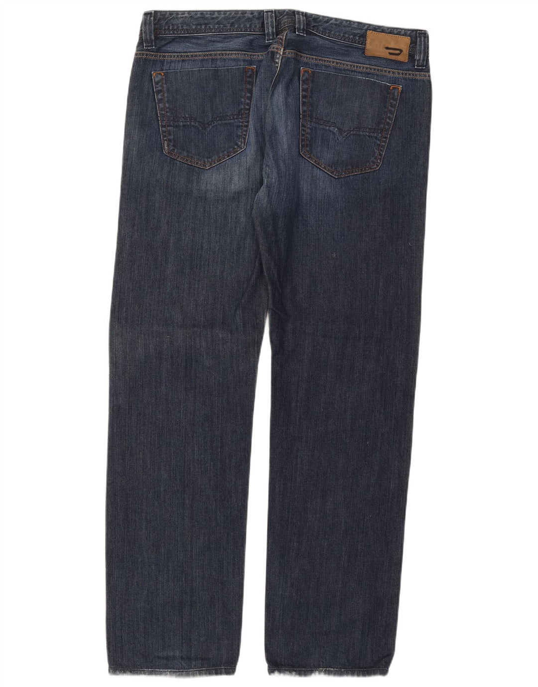 Diesel Mens Viker Straight Jeans W38 L34 Blue Cotton