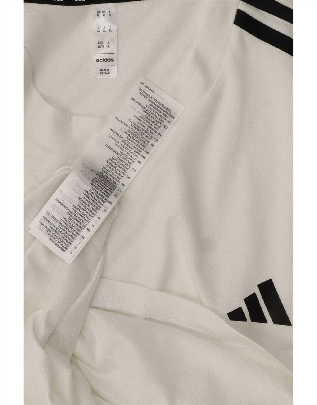 Adidas Mens Aeroready T-Shirt Top XL White Polyester
