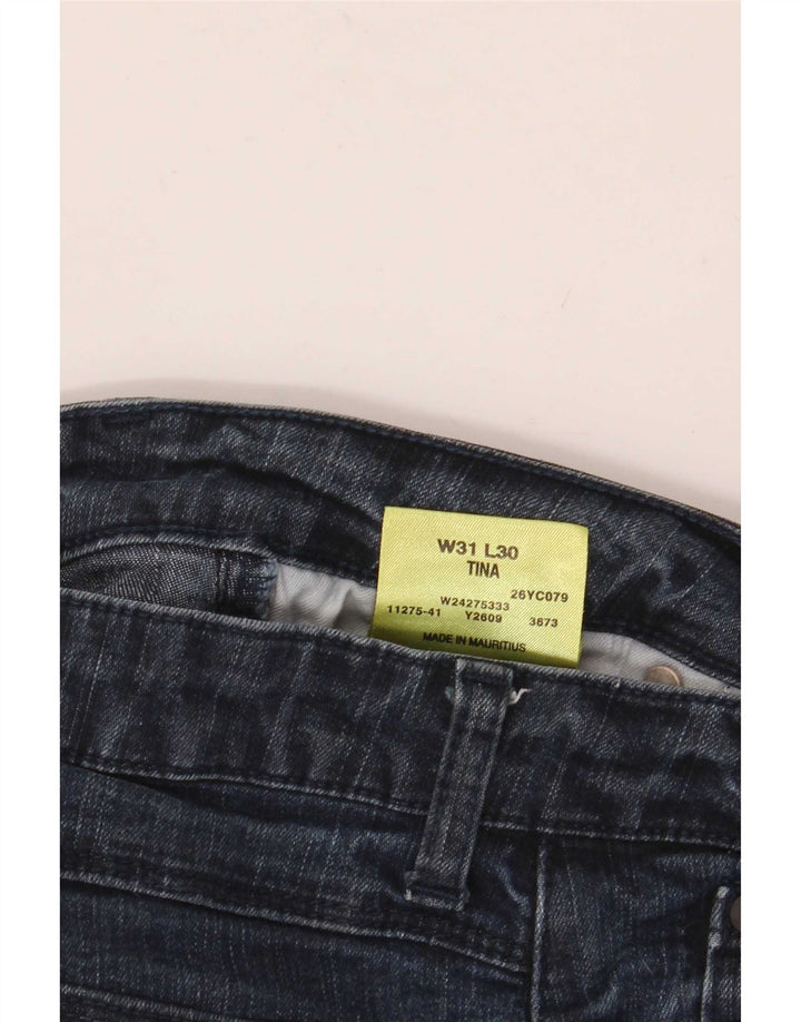 Wrangler Womens TIna Bootcut Jeans W31 L30 Blue Cotton