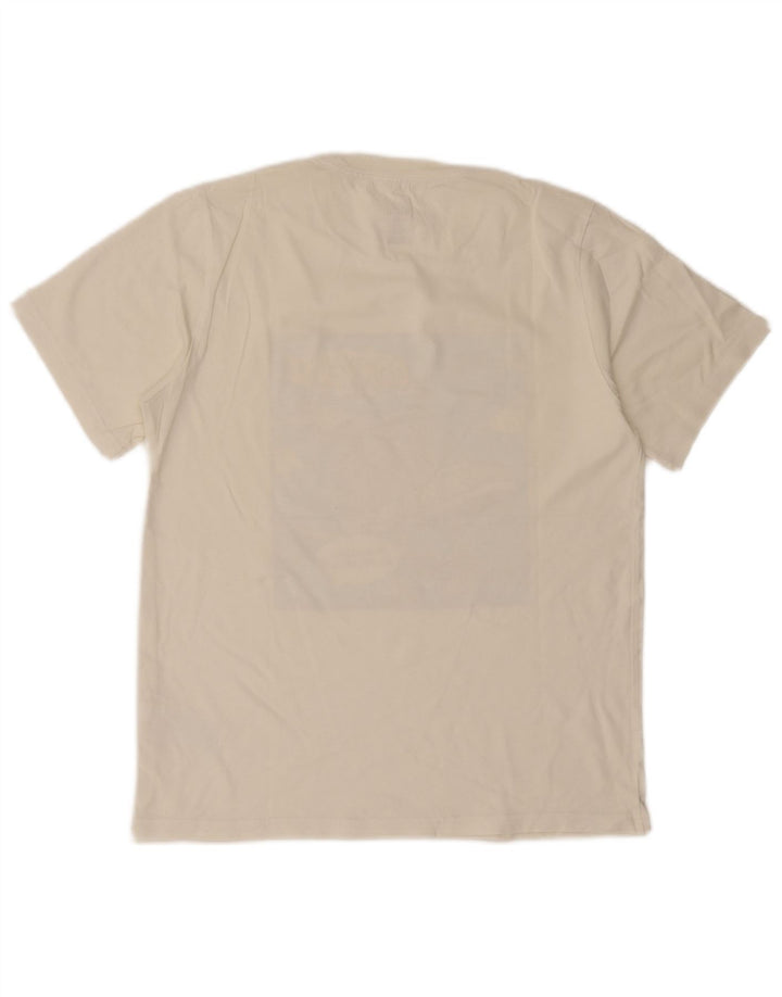 Converse Mens Graphic T-Shirt Top Small White Cotton