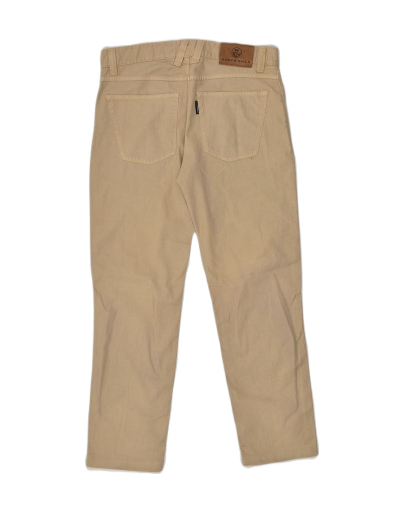 NORTH SAILS Mens Slim Fit Casual Trousers W34 L28 Beige Cotton | Vintage North Sails | Thrift | Second-Hand North Sails | Used Clothing | Messina Hembry 