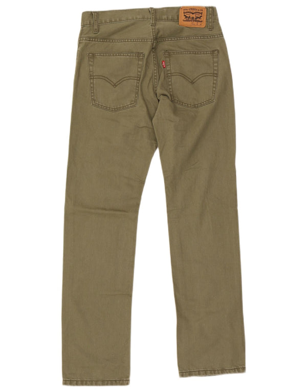 Levi's Boys 511 Slim Jeans 15-16 Years W28 L28 Khaki Cotton