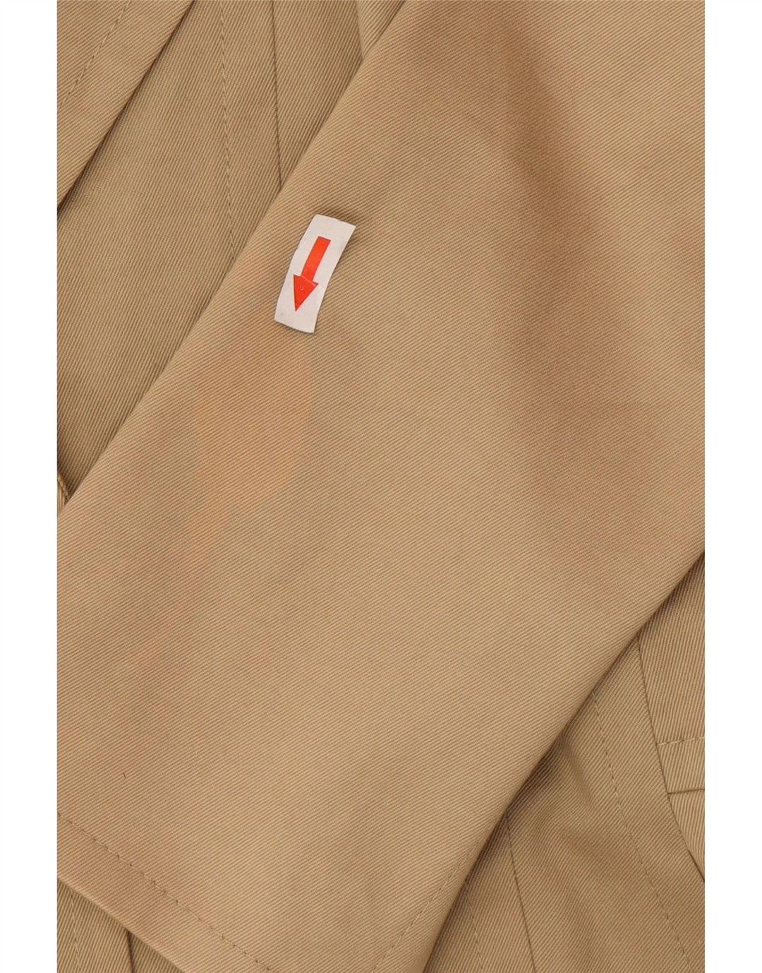 Hugo Boss Womens 3 Button Blazer Jacket UK 10 Small Beige Cotton Classic