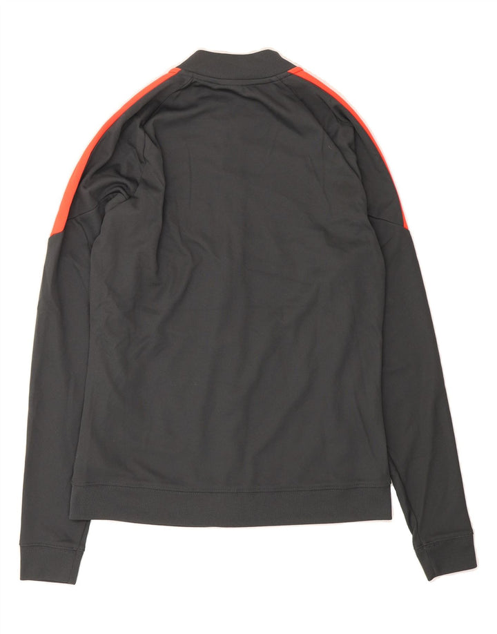 NIKE Womens Dri Fit Tracksuit Top Jacket UK 10 Small Grey Colourblock Vintage Nike and Second-Hand Nike from Messina Hembry 