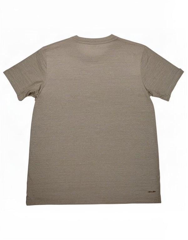 Adidas Mens Climalite T-Shirt Top Medium Grey Polyester