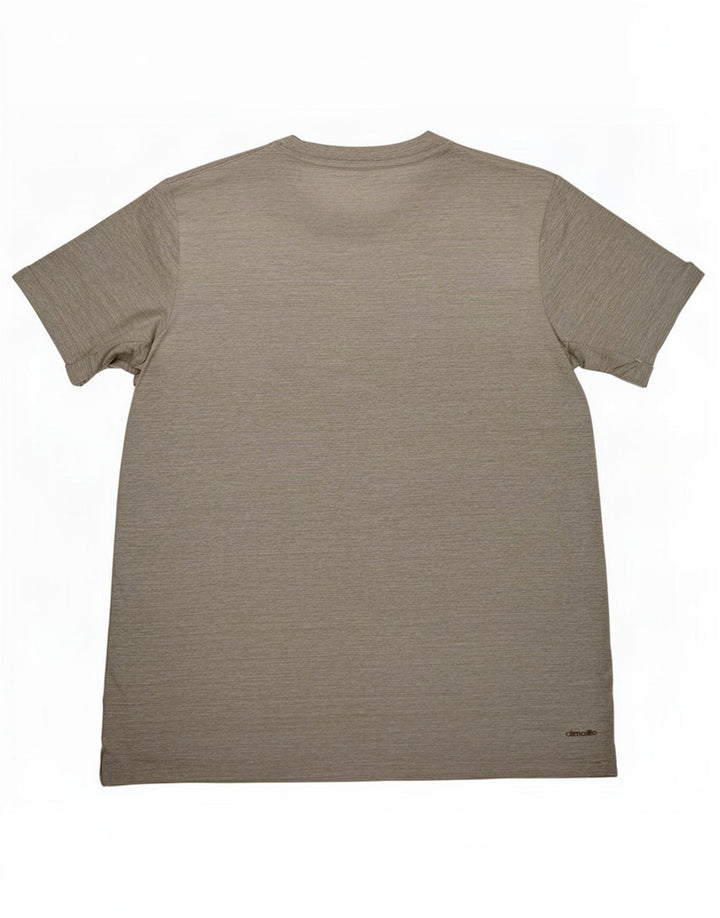 Adidas Mens Climalite T-Shirt Top Medium Grey Polyester