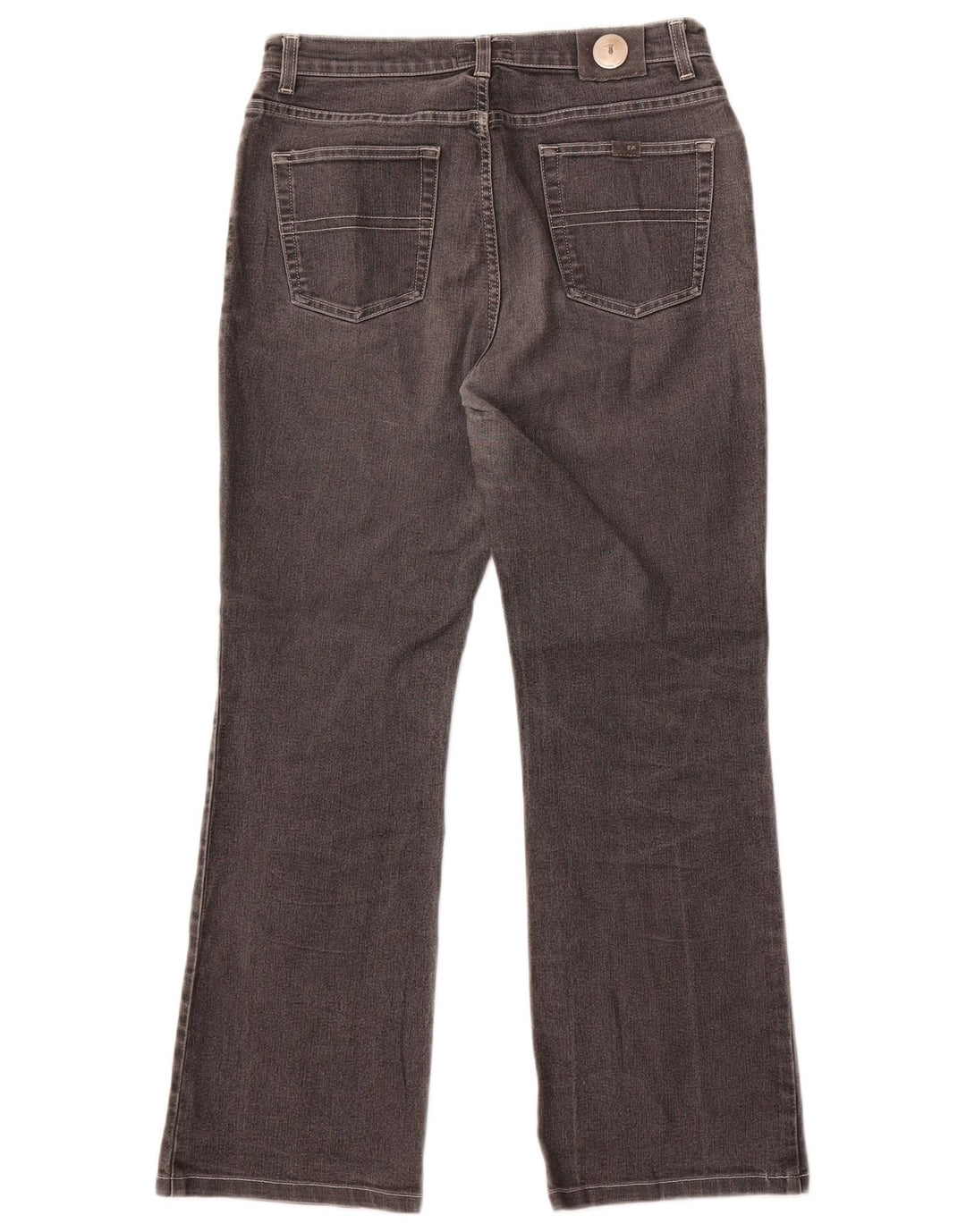 Trussardi Womens Bootcut Jeans W30 L29 Grey Cotton