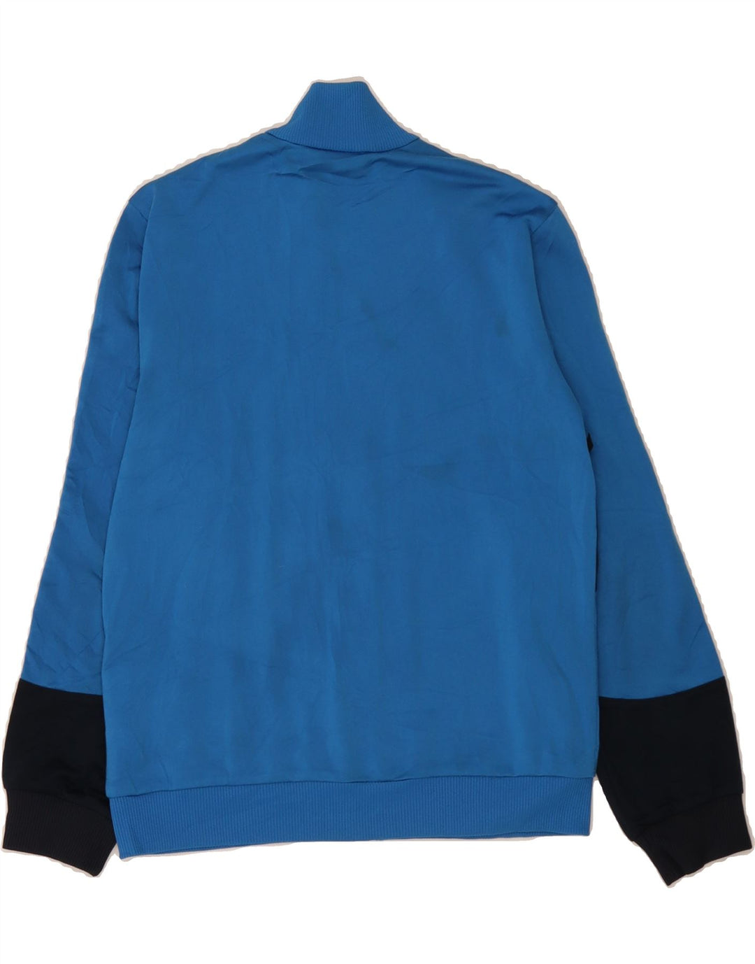 ADIDAS Boys Tracksuit Top Jacket 11-12 Years Blue Colourblock Polyester Vintage Adidas and Second-Hand Adidas from Messina Hembry 