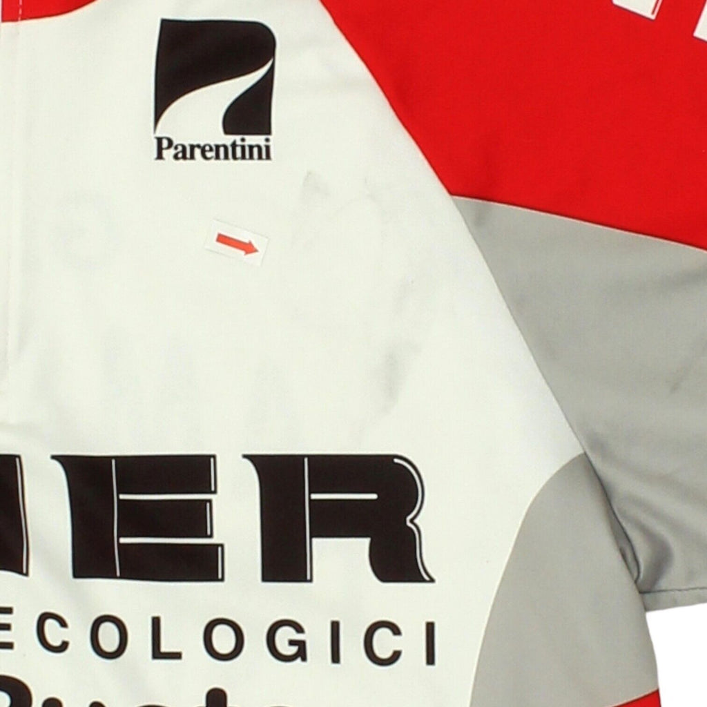 GSC Amatori Derthona Parentini Mens White Cycling Jersey | Vintage Biking Sports | Vintage Messina Hembry | Thrift | Second-Hand Messina Hembry | Used Clothing | Messina Hembry 