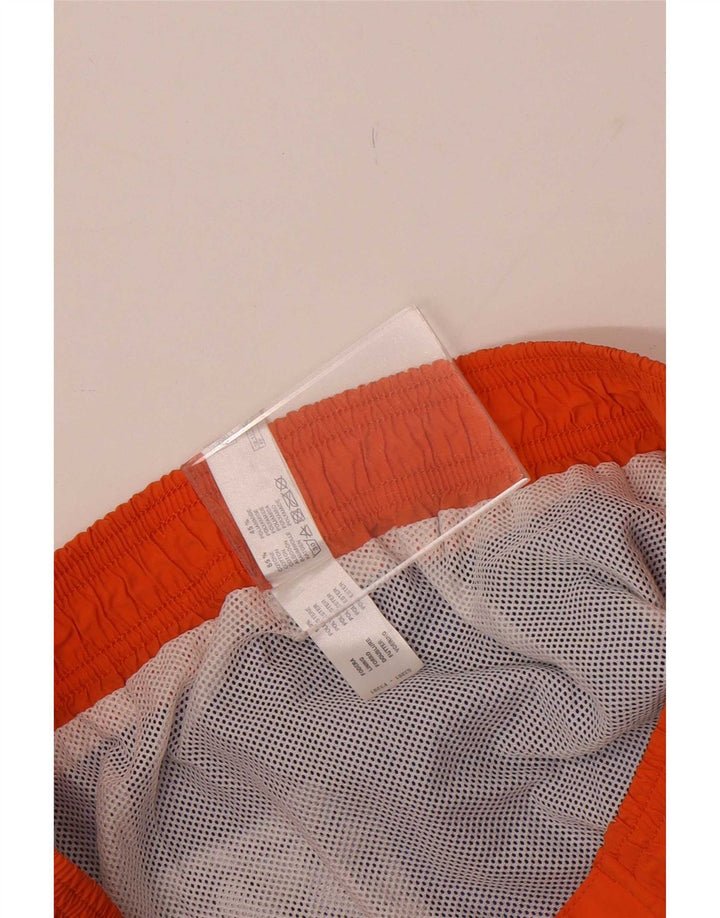 Fila Womens Swimming Shorts UK 12 Medium Blue Colourblock Cotton