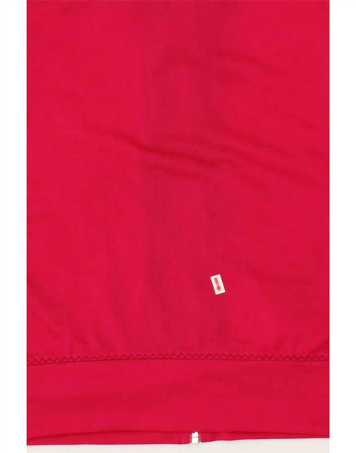 ADIDAS Womens Graphic Tracksuit Top Jacket UK 8/10 Small Pink Polyester Vintage Adidas and Second-Hand Adidas from Messina Hembry 