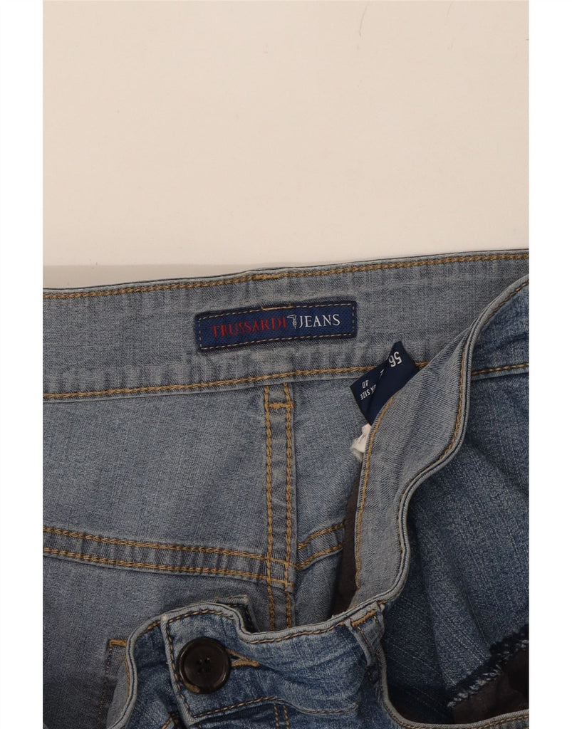 TRUSSARDI Mens Straight Jeans W40 L27 Blue Cotton Vintage Trussardi and Second-Hand Trussardi from Messina Hembry 