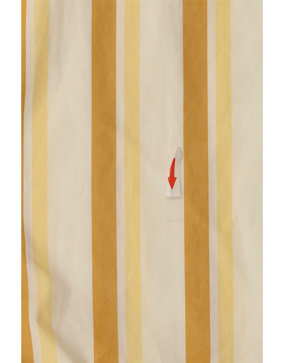 Etro Mens Shirt Size 42 Large Yellow Striped Cotton