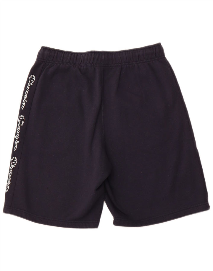 CHAMPION Mens Graphic Sport Shorts Medium Navy Blue