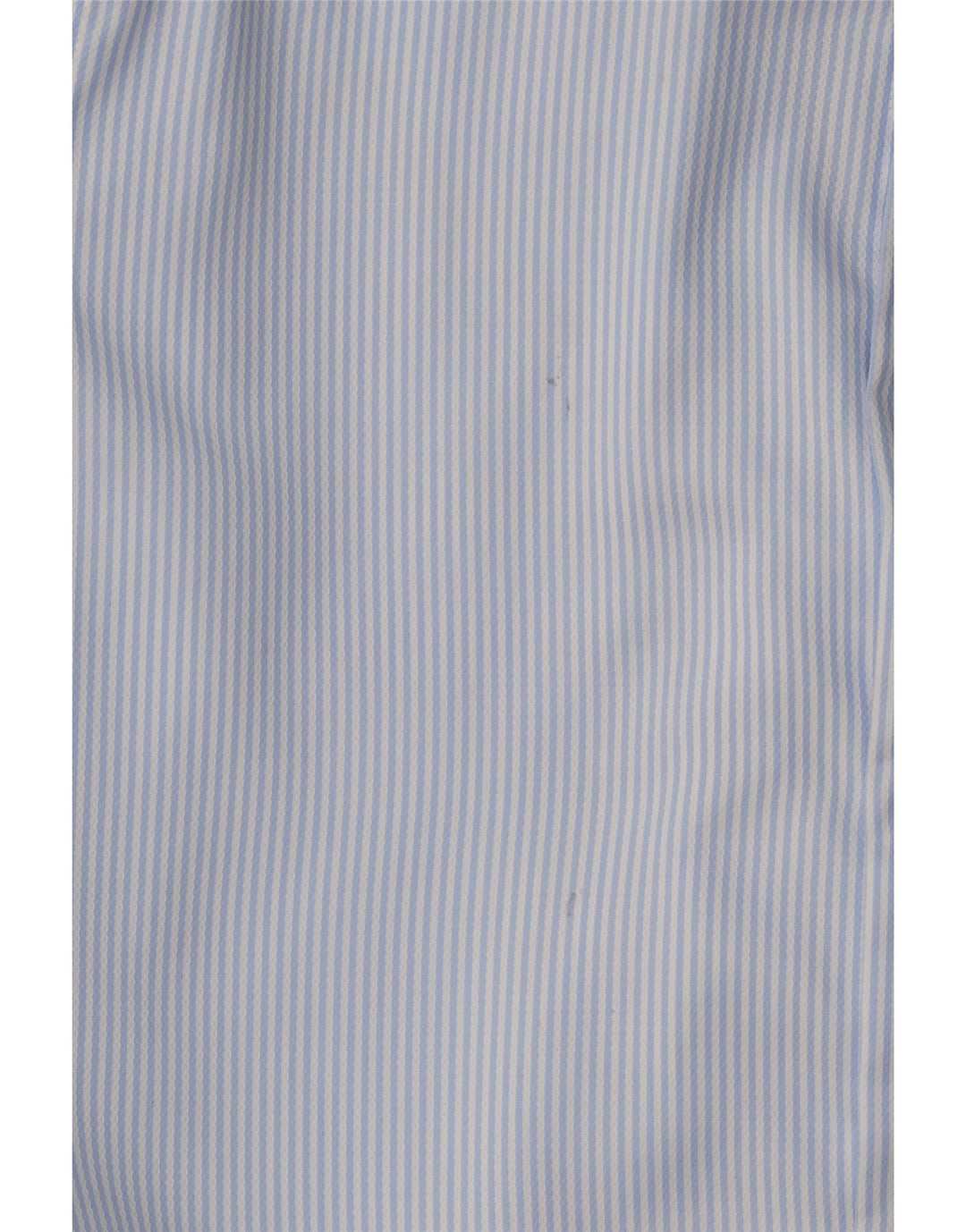 Boggi Mens Regular Fit Shirt Size 39 15 1/2 Medium Blue Striped Cotton